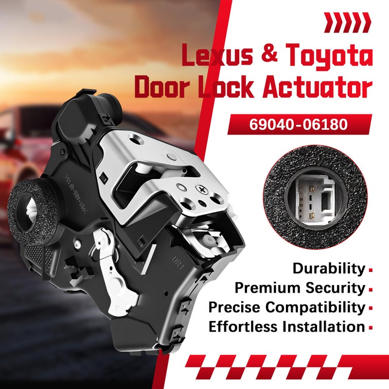 FAERSI 931-403 Door Lock Actuator Motor Front Right Passenger Side Replacement for Toyota 4Runner Camry Tundra Lexus ES350 GS350 LS460 RX450h Scion tC xB xD 69030-0C050,69030-06200, 69030-42230 - Image 2